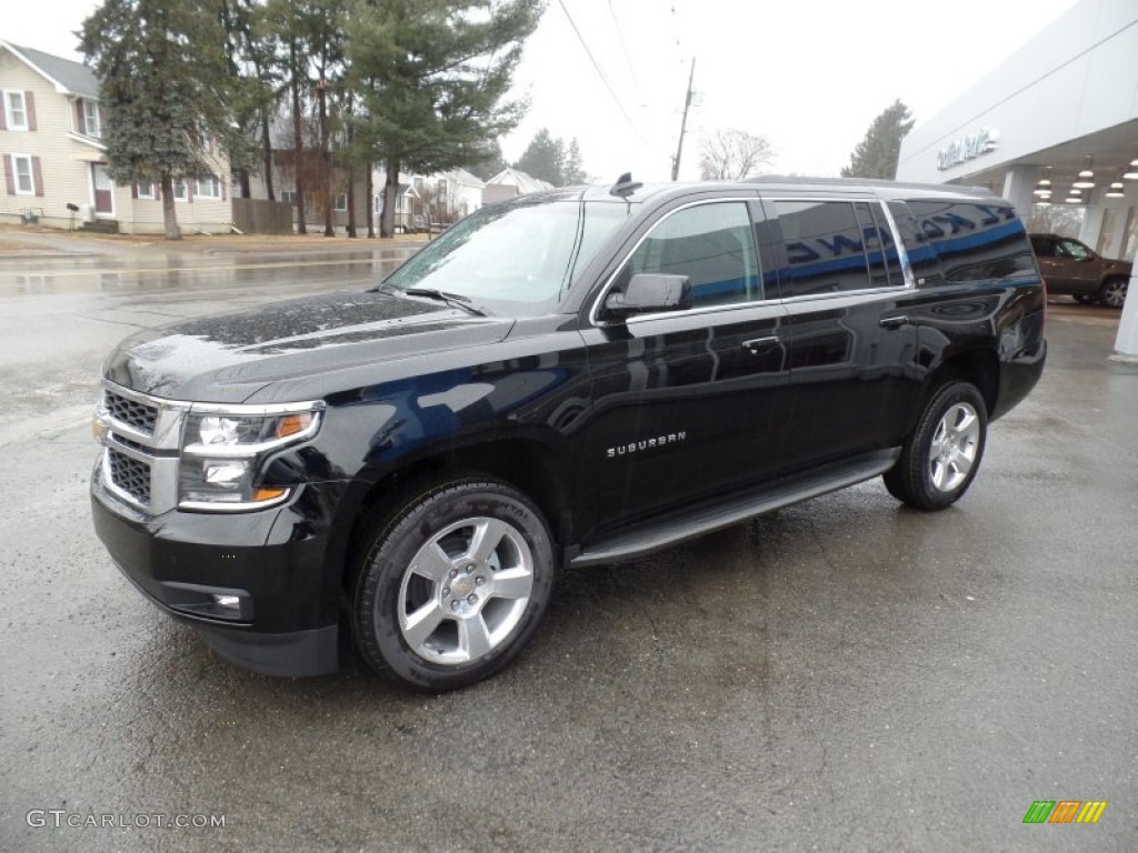 2015 Suburban LT 4WD - Black / Jet Black photo #1