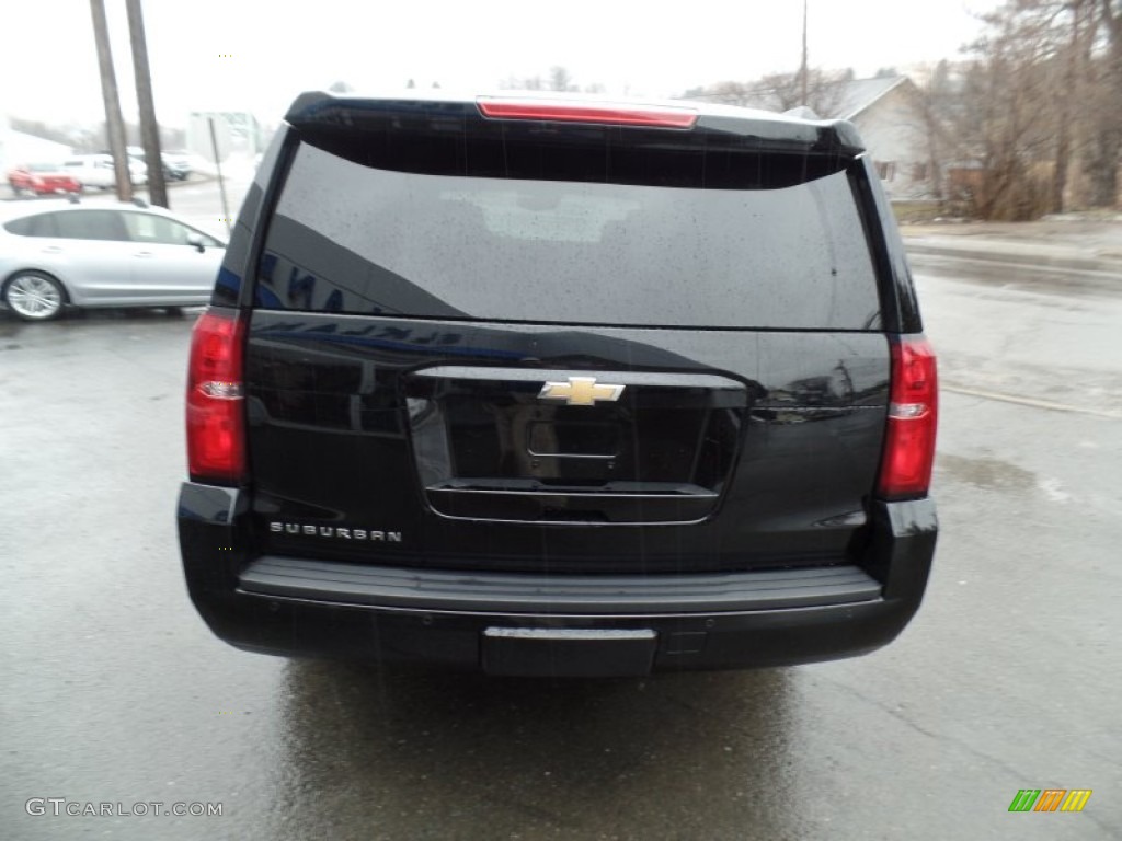 2015 Suburban LT 4WD - Black / Jet Black photo #6
