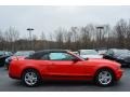 2011 Race Red Ford Mustang V6 Convertible  photo #2
