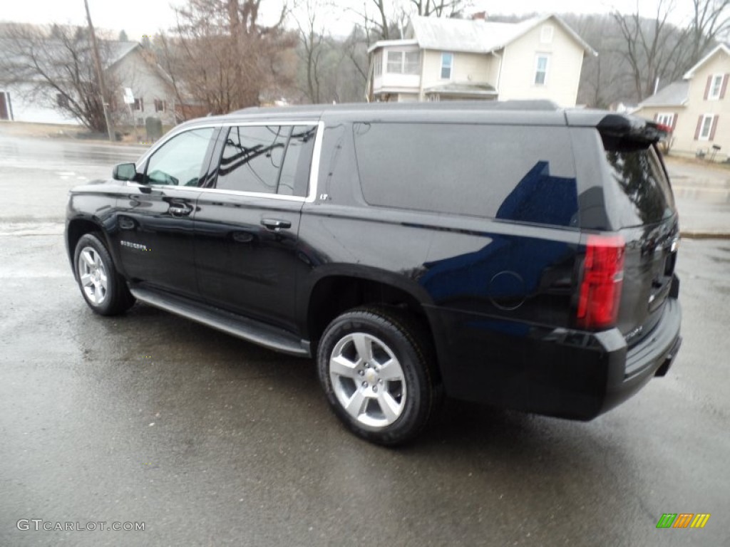 2015 Suburban LT 4WD - Black / Jet Black photo #7