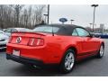 2011 Race Red Ford Mustang V6 Convertible  photo #3