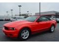 2011 Race Red Ford Mustang V6 Convertible  photo #7