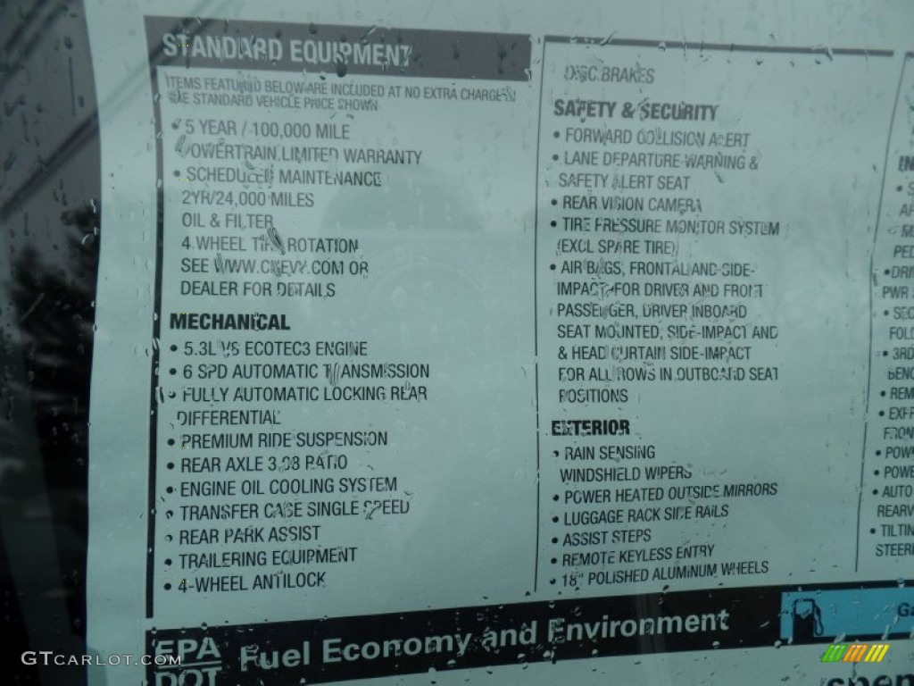 2015 Suburban LT 4WD - Black / Jet Black photo #13