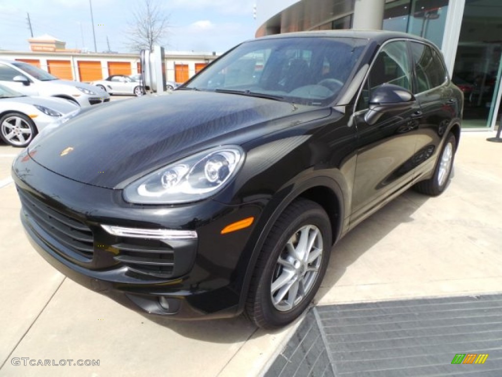 Black 2016 Porsche Cayenne Standard Cayenne Model Exterior Photo #102562315