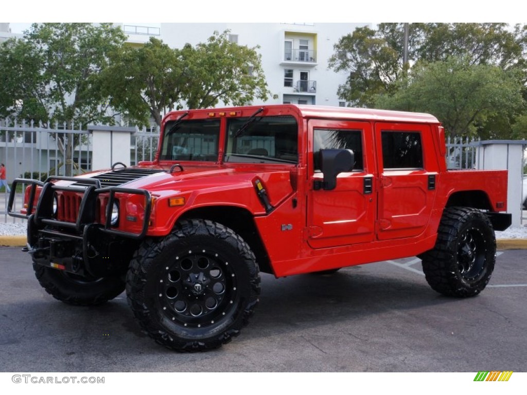 Firehouse Red Hummer H1