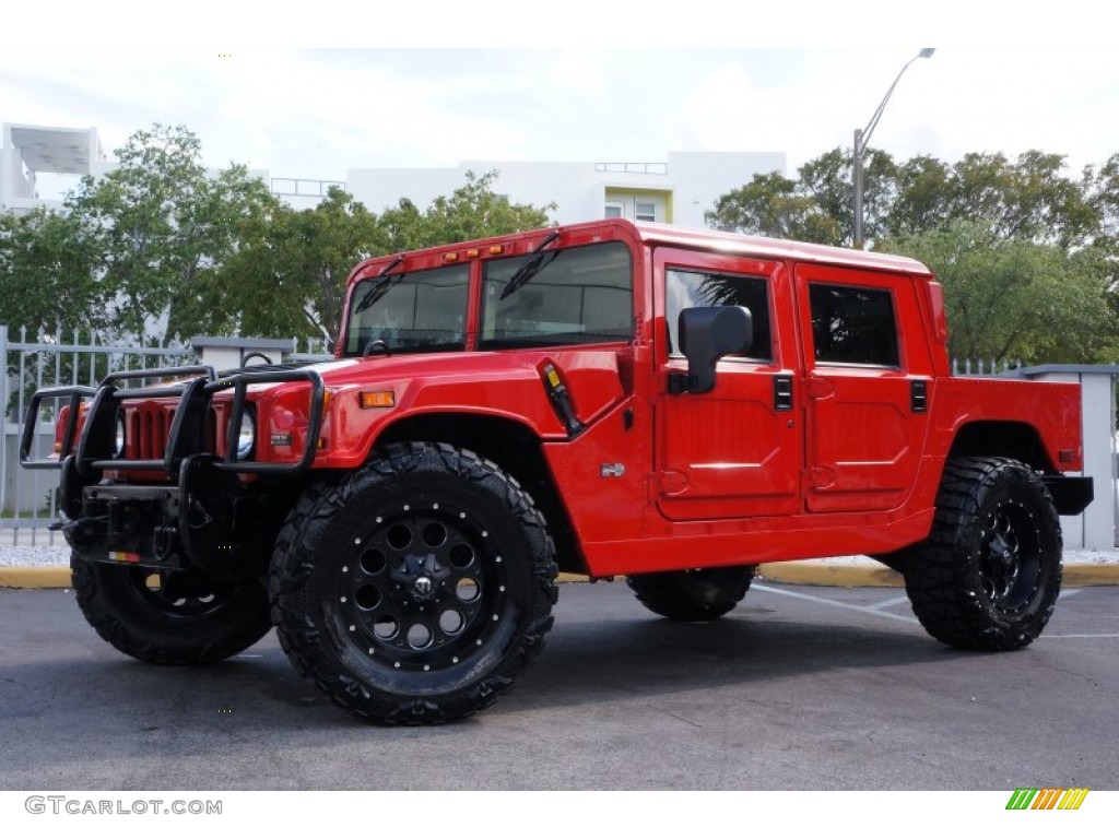 Firehouse Red 2004 Hummer H1 Wagon Exterior Photo #102564241