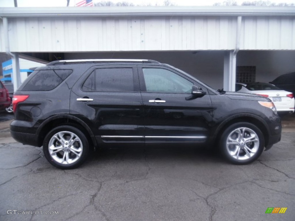 2015 Explorer Limited 4WD - Tuxedo Black / Charcoal Black photo #1