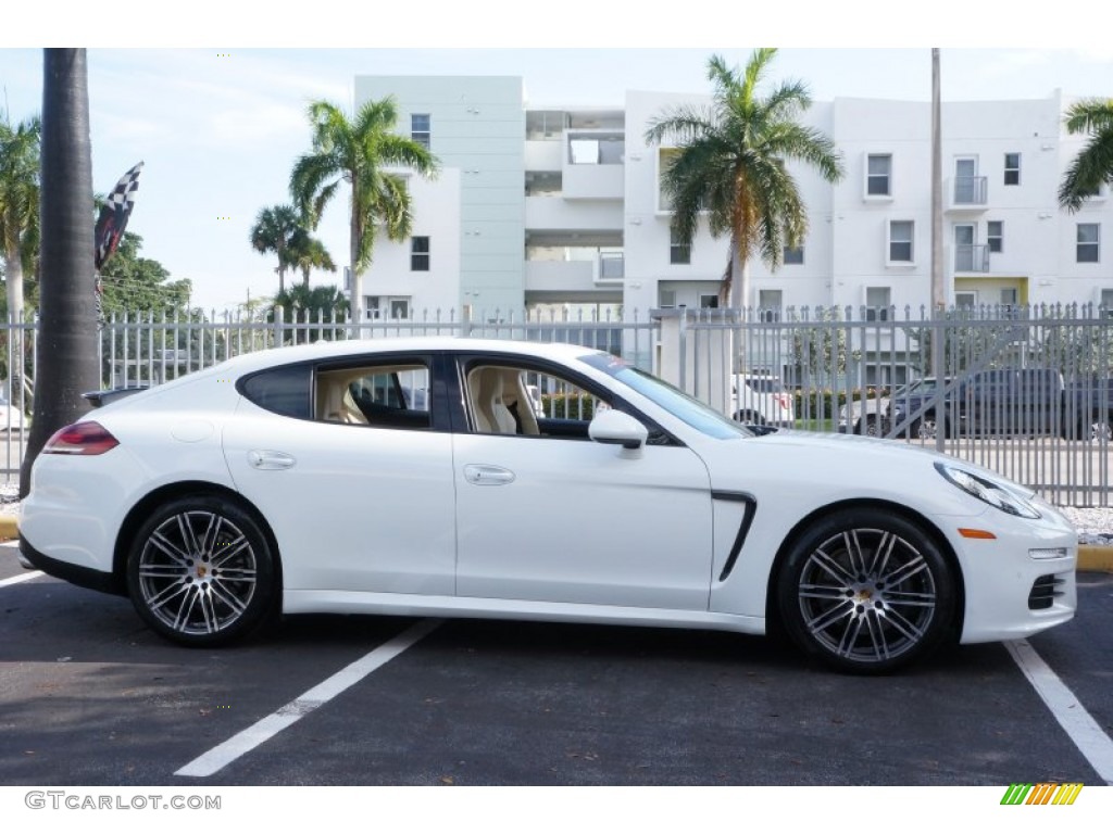 White 2015 Porsche Panamera Standard Panamera Model Exterior Photo #102566605