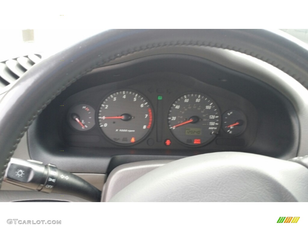 2003 Hyundai Santa Fe GLS 4WD Gauges Photo #102567208