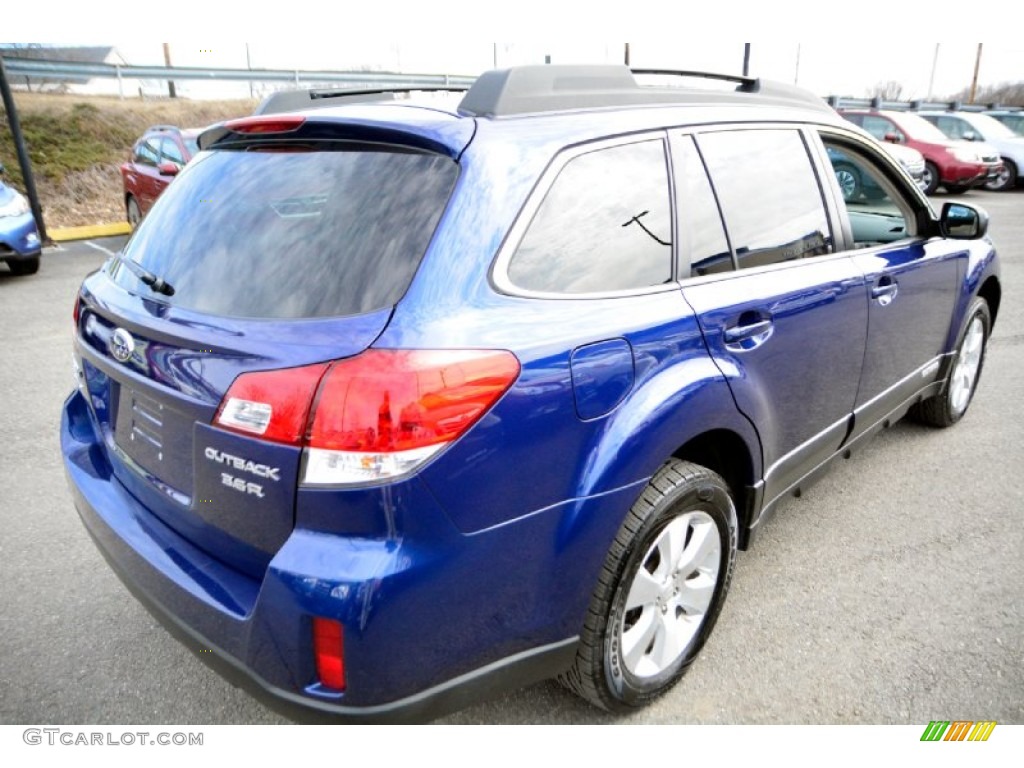 2010 Outback 3.6R Limited Wagon - Azurite Blue Pearl / Warm Ivory photo #6