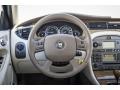 2007 Jaguar X-Type Ivory Interior Steering Wheel Photo