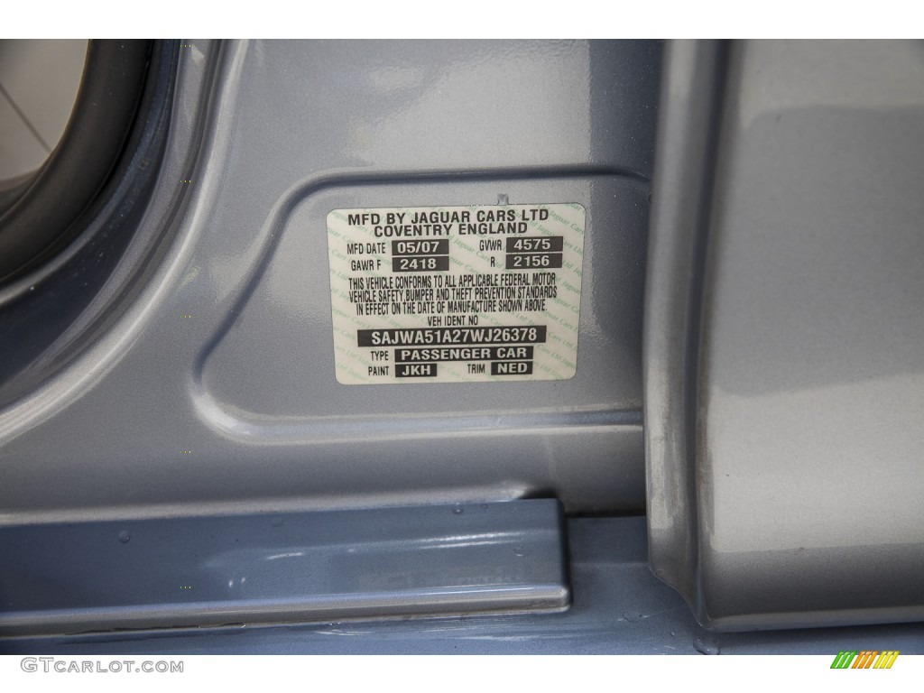 2007 X-Type 3.0 - Glacier Blue Metallic / Ivory photo #20