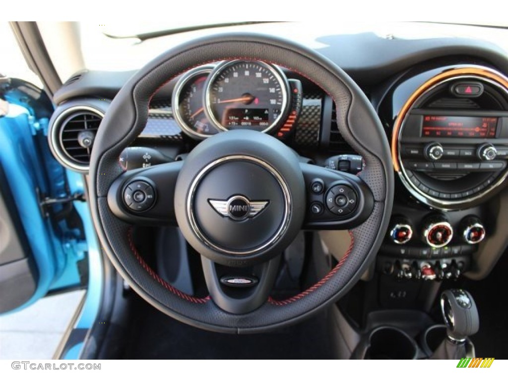 2015 Cooper S Hardtop 2 Door - Electric Blue Metallic / Carbon Black photo #8