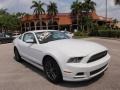 Oxford White 2014 Ford Mustang V6 Premium Coupe