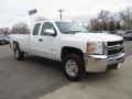 2010 Summit White Chevrolet Silverado 2500HD LT Extended Cab 4x4  photo #2