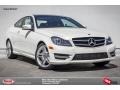 designo Diamond White Metallic 2015 Mercedes-Benz C 250 Coupe