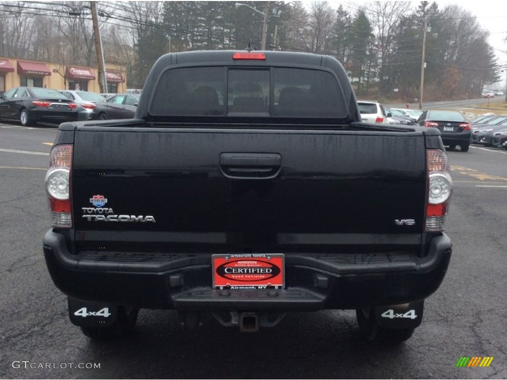 2012 Tacoma V6 SR5 Double Cab 4x4 - Black / Graphite photo #5