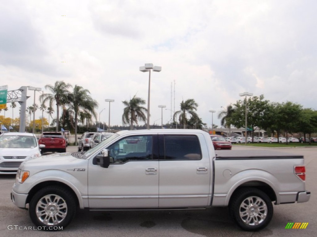 Ingot Silver Metallic 2012 Ford F150 Platinum SuperCrew Exterior Photo #102573712