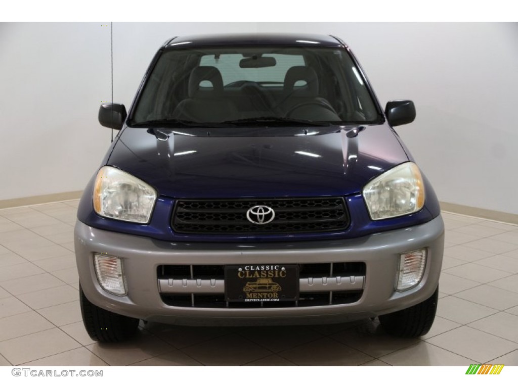 2003 RAV4  - Spectra Blue Mica / Gray photo #2
