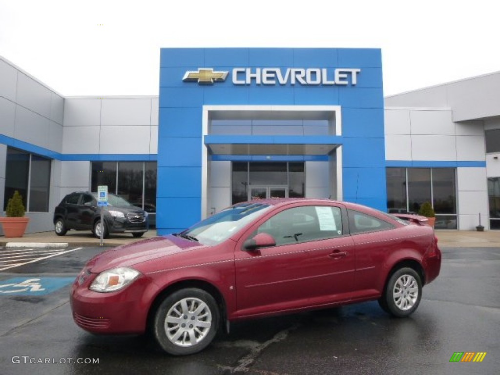 2009 Cobalt LT Coupe - Sport Red / Ebony photo #1
