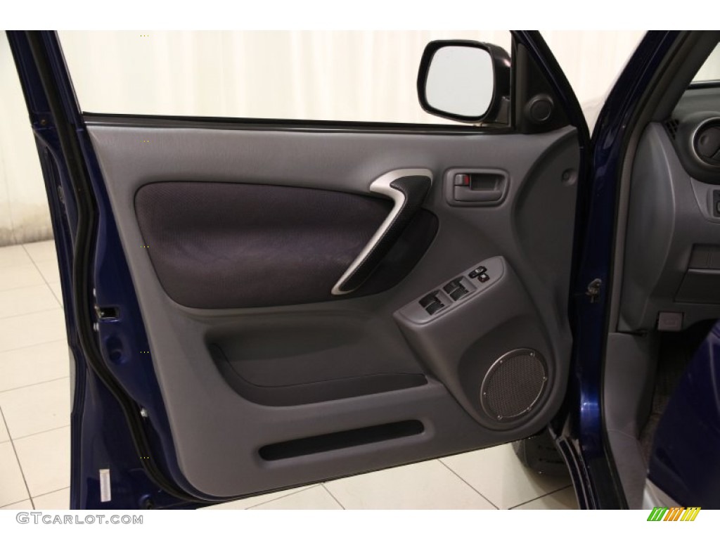 2003 RAV4  - Spectra Blue Mica / Gray photo #4