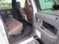 Platinum Sienna Brown/Black Leather Rear Seat Photo for 2012 Ford F150 #102573925