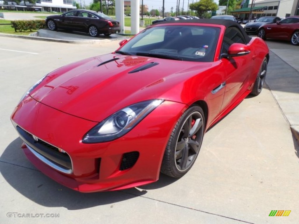 Italian Racing Red Metallic 2014 Jaguar F-TYPE V8 S Exterior Photo #102574705