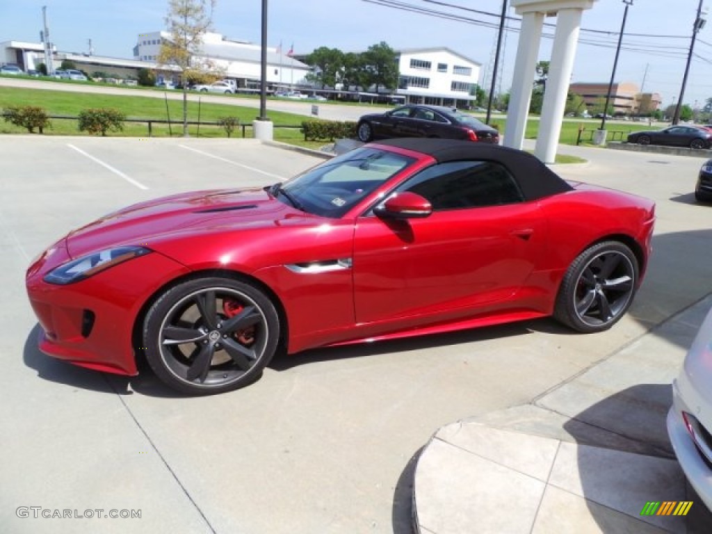 Italian Racing Red Metallic 2014 Jaguar F-TYPE V8 S Exterior Photo #102574723