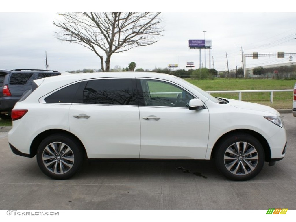 White Diamond Pearl 2016 Acura MDX SH-AWD Technology Exterior Photo #102574966