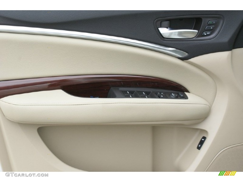 2016 Acura MDX SH-AWD Technology Parchment Door Panel Photo #102575005