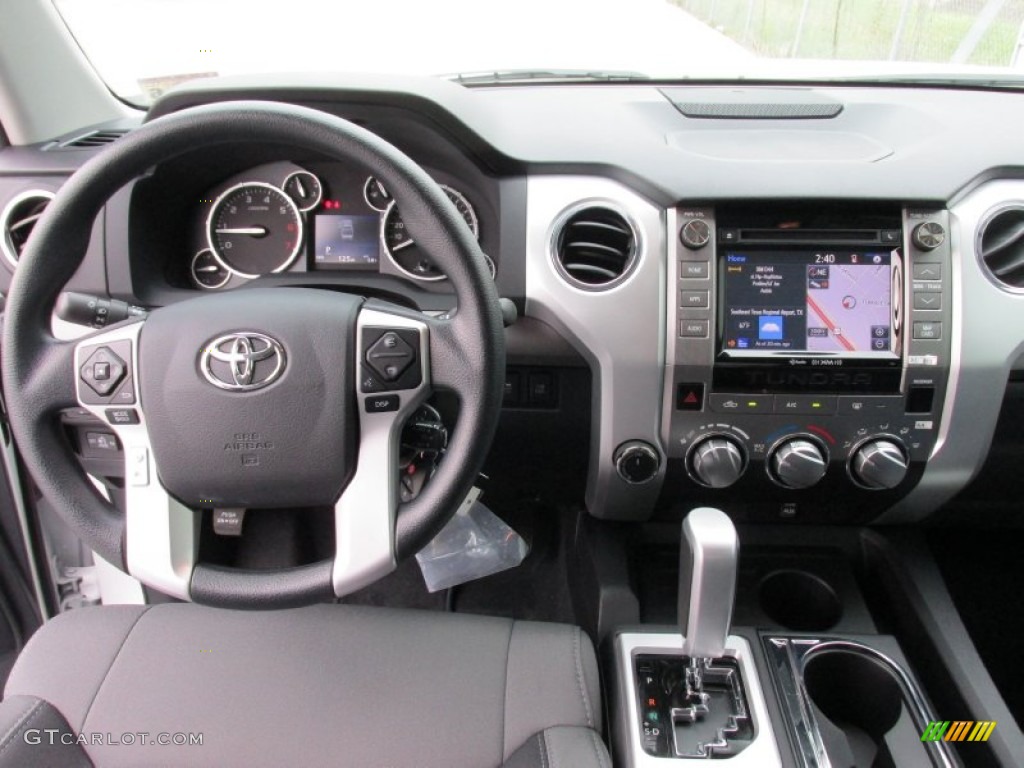 2015 Toyota Tundra SR5 CrewMax 4x4 Graphite Dashboard Photo #102575368
