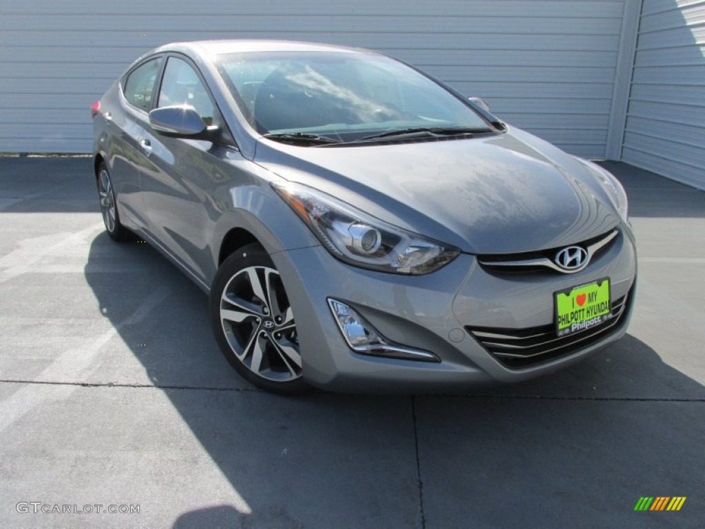 2015 Elantra Limited Sedan - Titanium Gray Metallic / Black photo #1