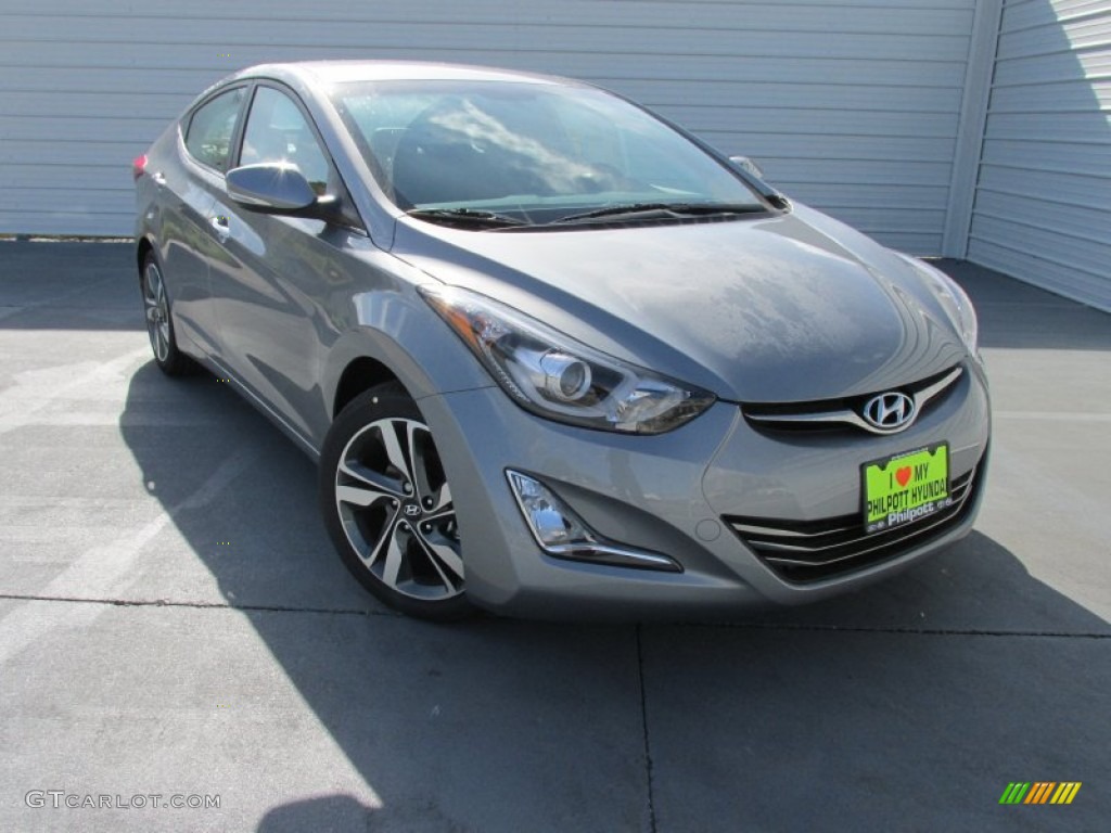 2015 Elantra Limited Sedan - Titanium Gray Metallic / Black photo #2