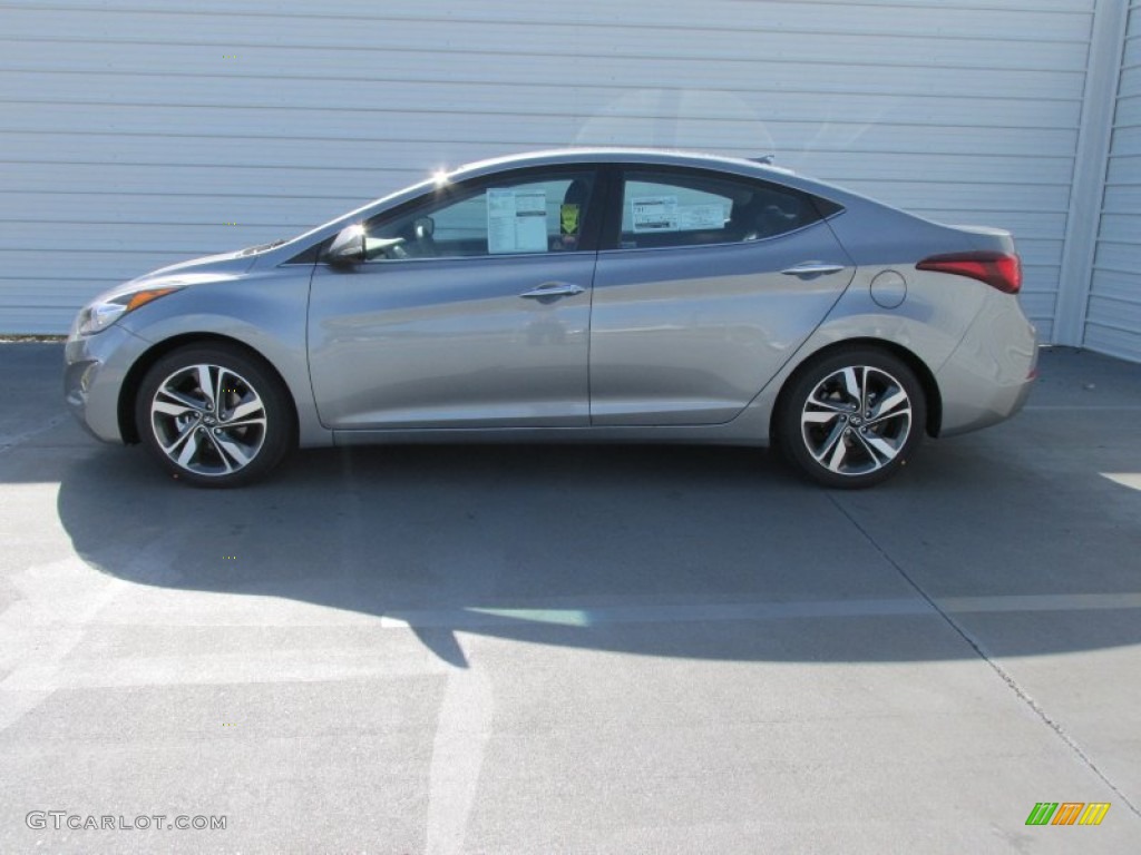 2015 Elantra Limited Sedan - Titanium Gray Metallic / Black photo #6