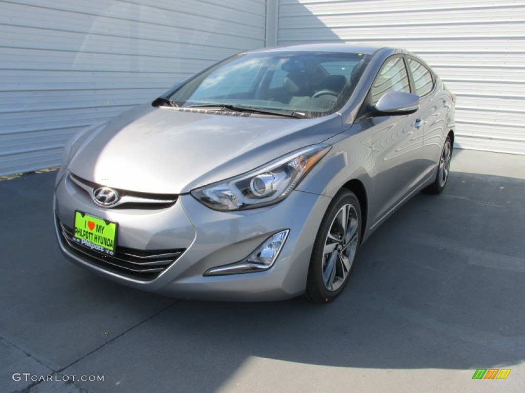 2015 Elantra Limited Sedan - Titanium Gray Metallic / Black photo #7