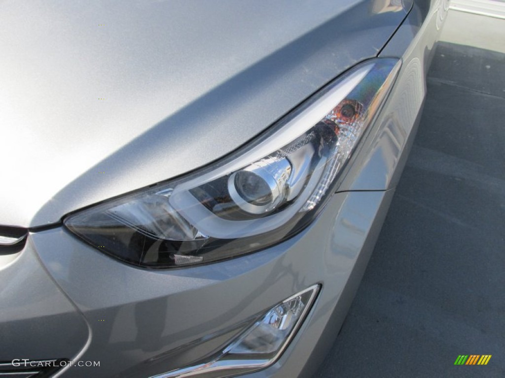 2015 Elantra Limited Sedan - Titanium Gray Metallic / Black photo #9