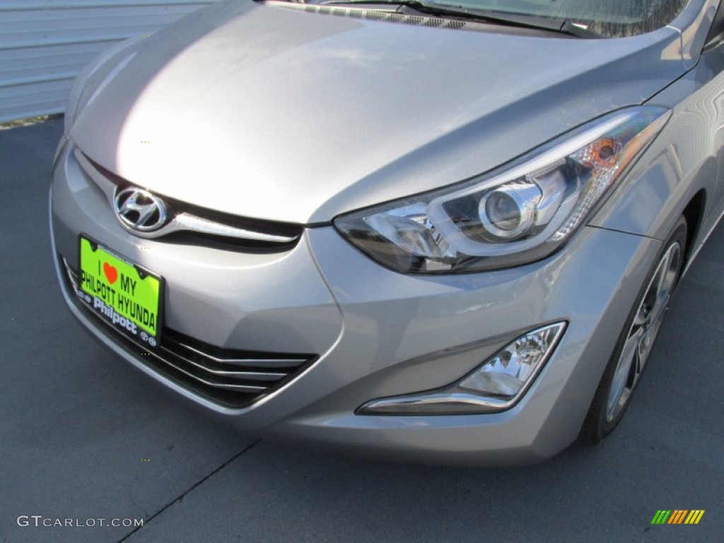 2015 Elantra Limited Sedan - Titanium Gray Metallic / Black photo #10