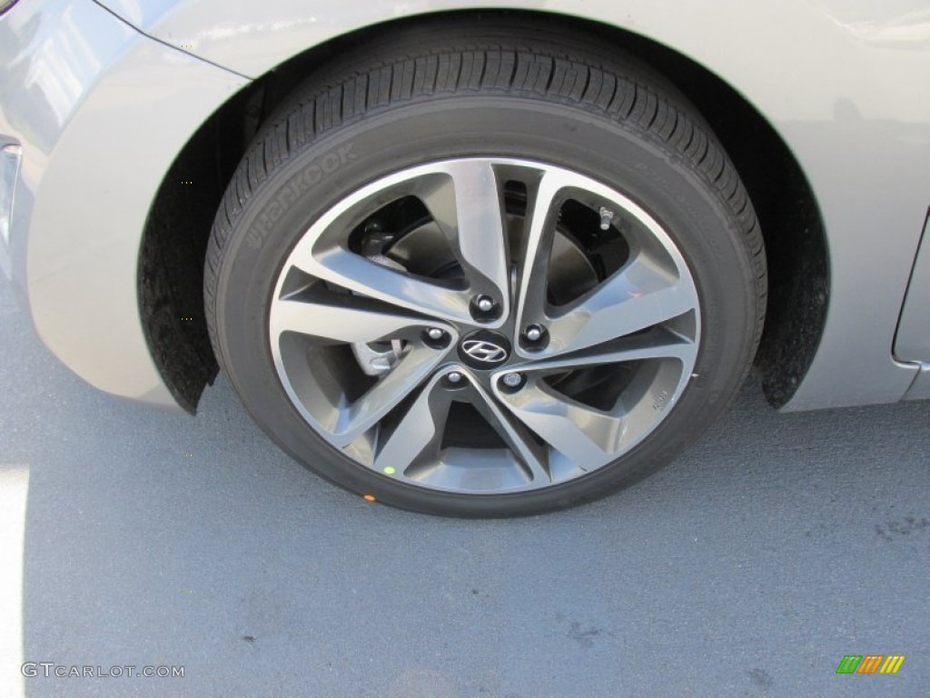 2015 Elantra Limited Sedan - Titanium Gray Metallic / Black photo #11