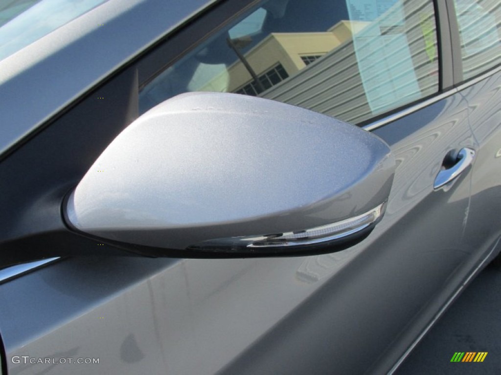 2015 Elantra Limited Sedan - Titanium Gray Metallic / Black photo #12