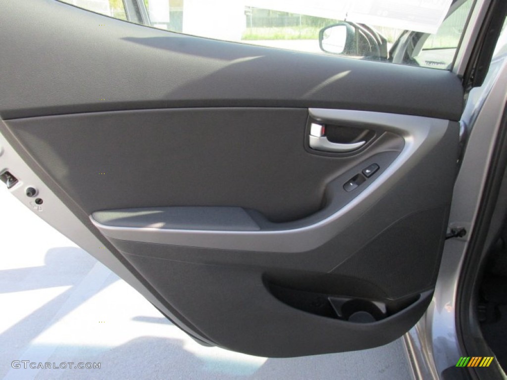 2015 Elantra Limited Sedan - Titanium Gray Metallic / Black photo #17