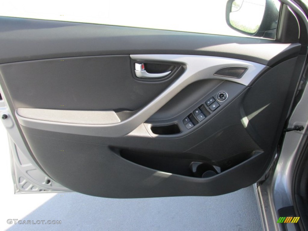 2015 Elantra Limited Sedan - Titanium Gray Metallic / Black photo #19