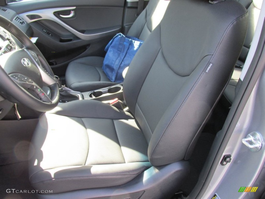 2015 Elantra Limited Sedan - Titanium Gray Metallic / Black photo #21