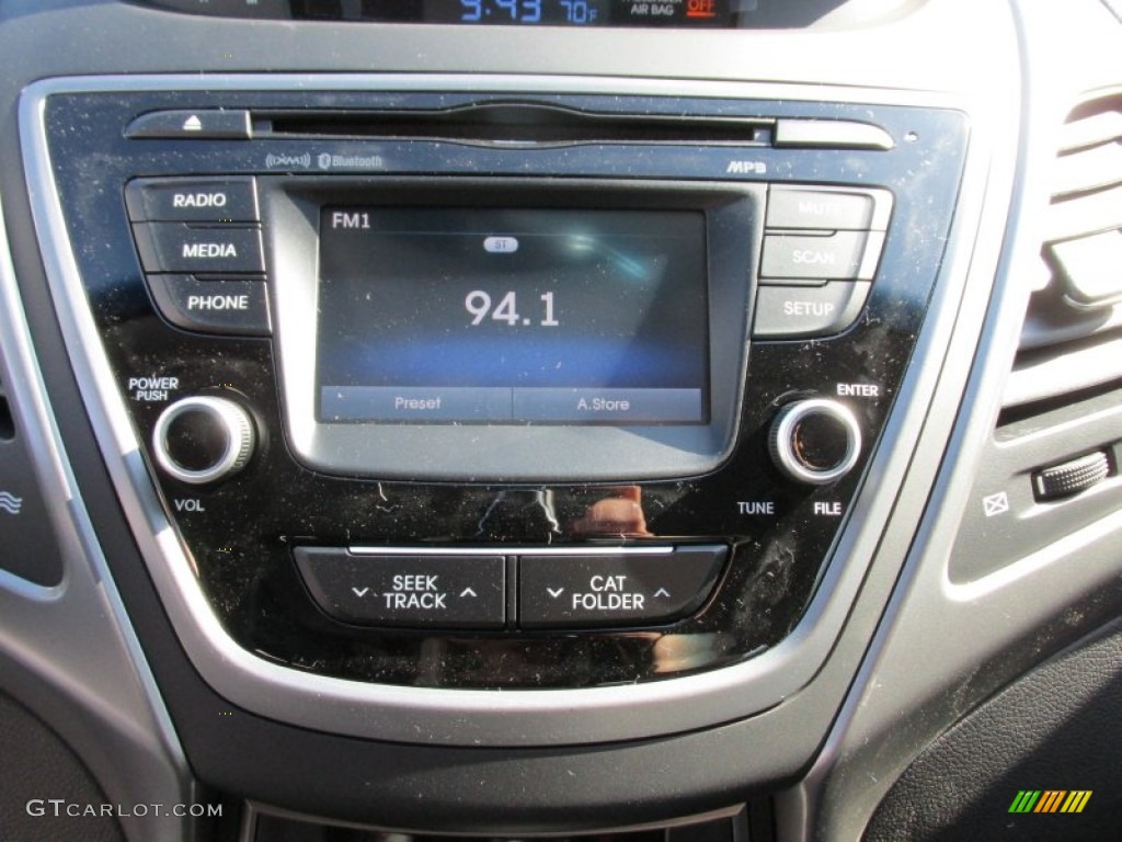 2015 Elantra Limited Sedan - Titanium Gray Metallic / Black photo #25