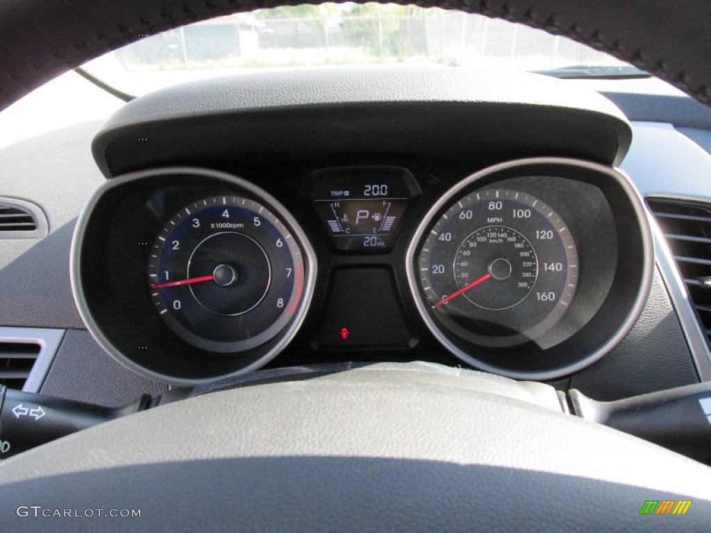 2015 Elantra Limited Sedan - Titanium Gray Metallic / Black photo #29