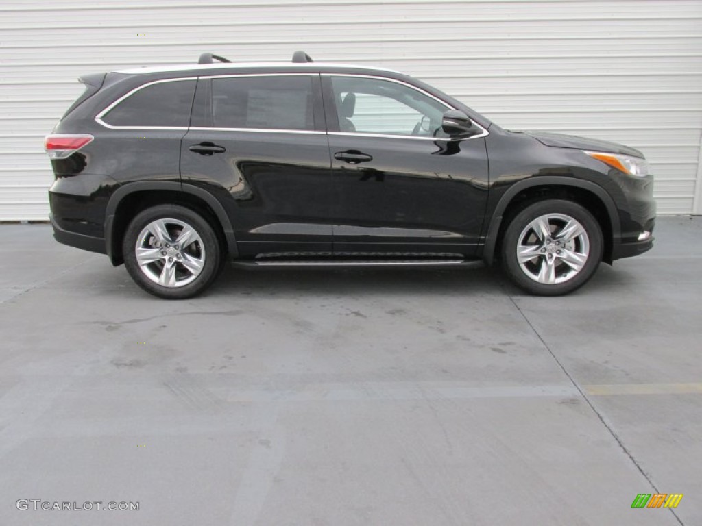 Attitude Black Metallic 2015 Toyota Highlander Limited Exterior Photo #102576118