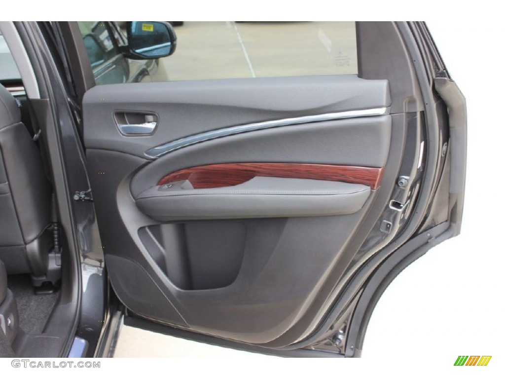 2016 Acura MDX SH-AWD Technology Ebony Door Panel Photo #102576178