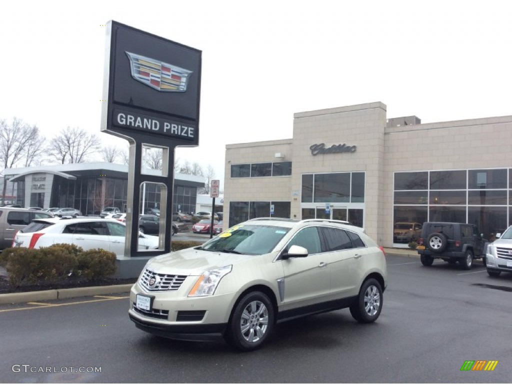 2015 SRX Luxury AWD - Silver Coast Metallic / Ebony/Ebony photo #1