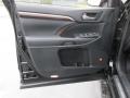 2015 Toyota Highlander Black Interior Door Panel Photo
