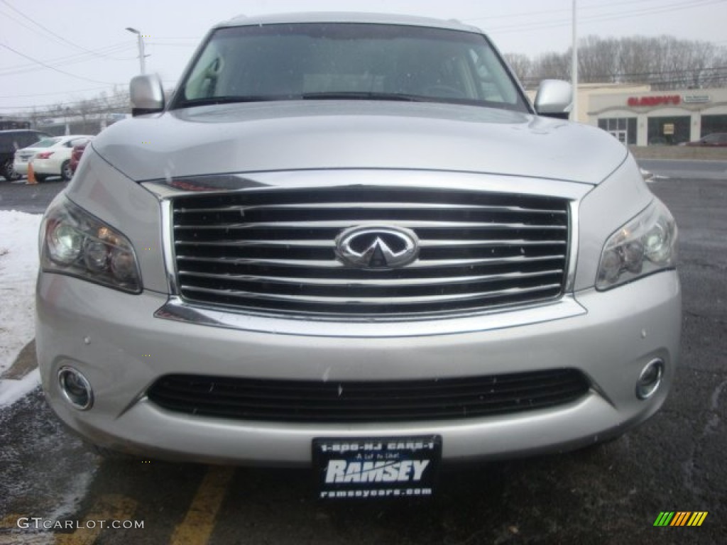 2011 QX 56 4WD - Liquid Platinum / Graphite photo #2