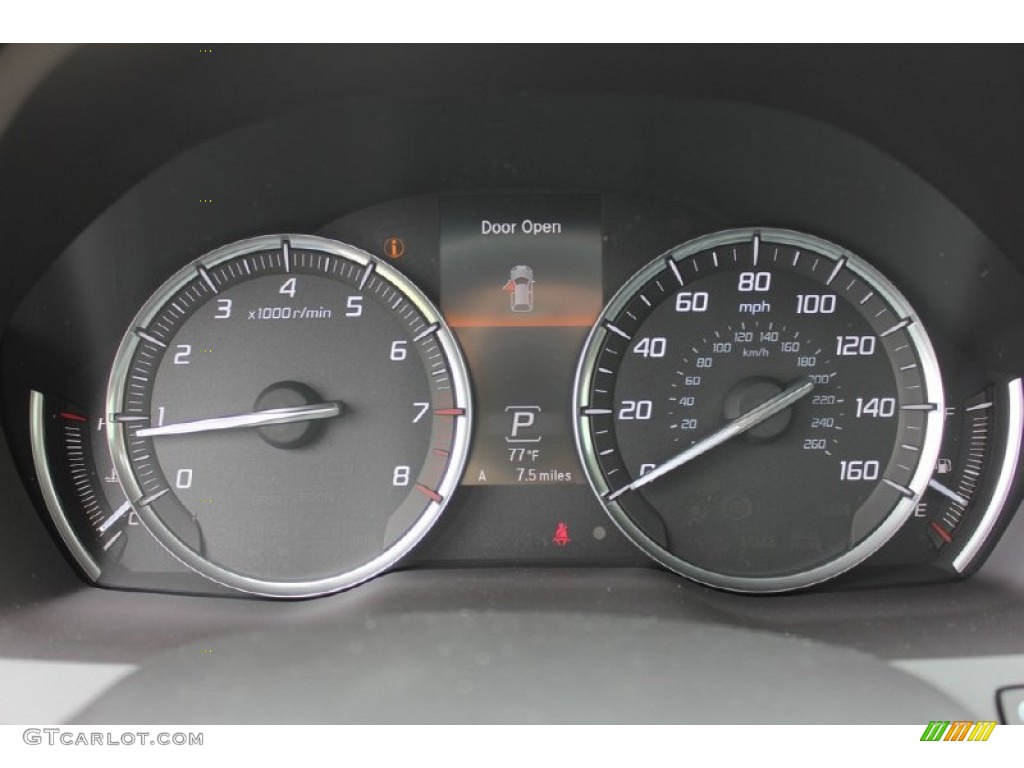 2016 Acura MDX SH-AWD Technology Gauges Photos